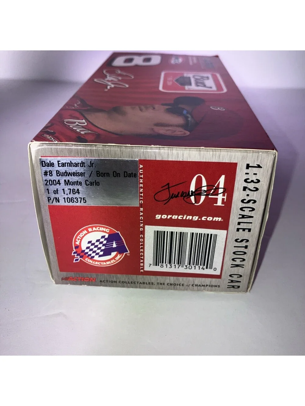 VTG 2002 Dale Earnhardt Jr #8 Budweiser Monte Carlo 1:32 Action Diecast NEW